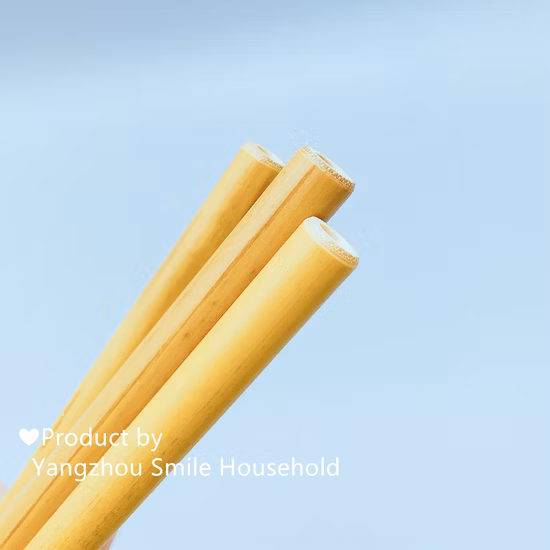 100% 안전 플라스틱 대나무 마시는 빨대 없음